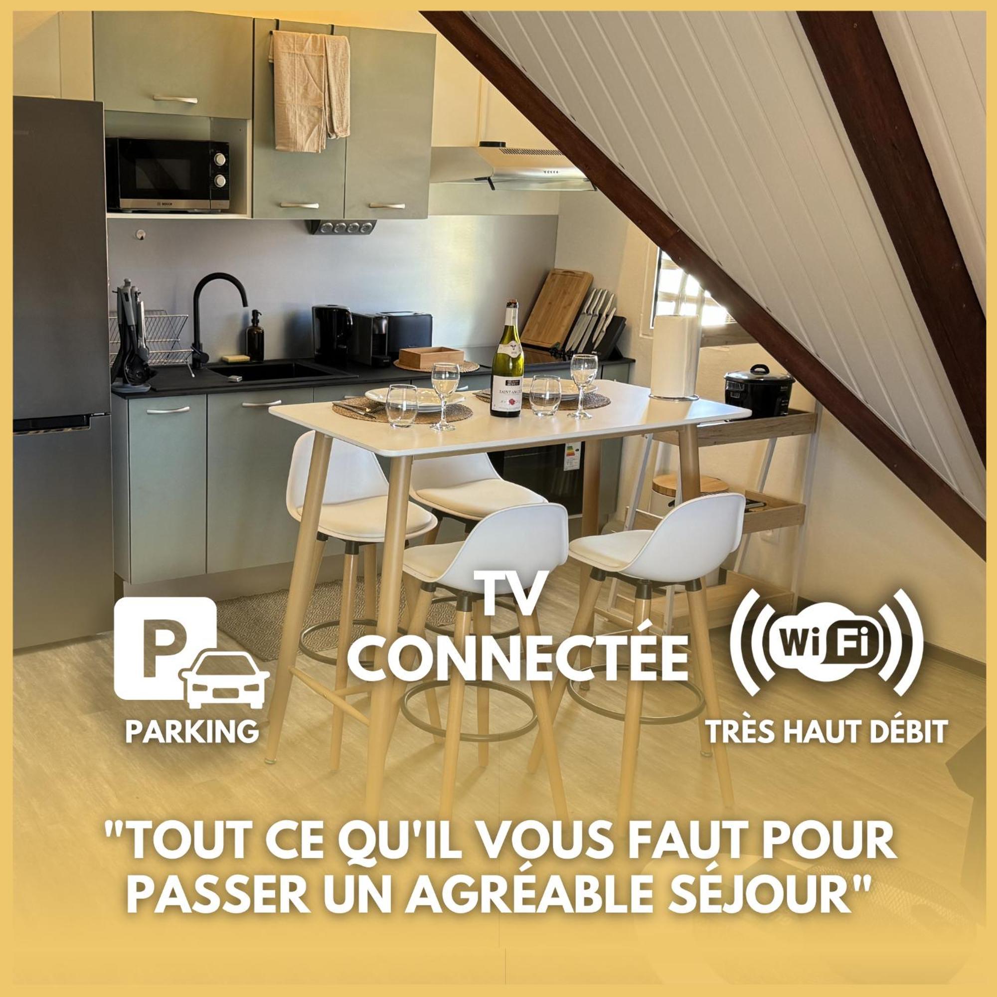 Ferienwohnung T2 Le Cosy, Au Coeur De Montjoly, Parking, Clim Remire-Montjoly Exterior foto